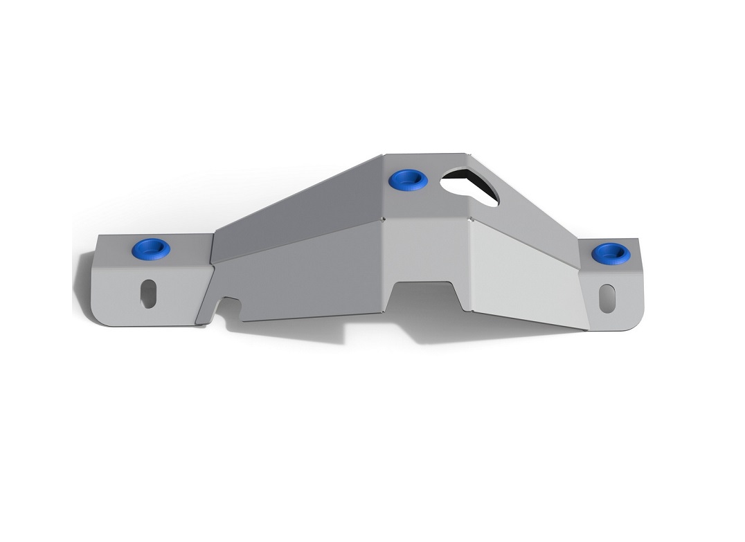 Защита дифференциала заднего моста (алюминий) усиленная 6 мм RIVAL на Suzuki Jimny 2019-